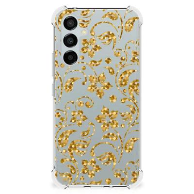 Samsung Galaxy A54 Case Gouden Bloemen Samsung Galaxy A54 Case Gouden Bloemen