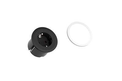 Bachmann 926.000 Stopcontact (onderbouw) Aanraakbeveiliging IP20 Zwart