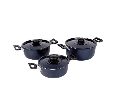 Bo-Camp Rondo Aluminium Pannenset