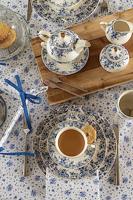 Clayre & Eef Ovenhandschoen roosjes - thumbnail