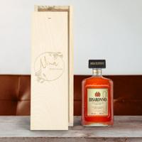 Likeur in gegraveerde kist - Amaretto Disaronno - thumbnail