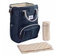 Luierrugzak BEABA Wellington marineblauw - thumbnail
