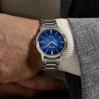 Seiko SRPJ13J1 Horloge Presage Automaat staal zilverkleurig-blauw 39,5 mm - thumbnail