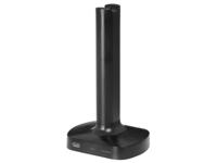 Trevi FRS 1580 TW Set met 2 hoofdtelefoons voor tv, draadloos, oplaadbaar, draadloos, 30 meter, reikwijdte, sokkel voor het opladen, zwart - thumbnail