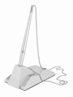 Alco AL-1511-28 Baliepen Rechthoekige Standaard Zilverkleurige Balpen - thumbnail