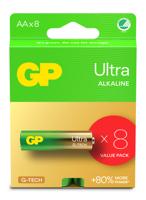 GP Ultra AA batterijen - set van 8 | AA alkaline batterijen 1,5 V / LR06 - lange levensduur - thumbnail