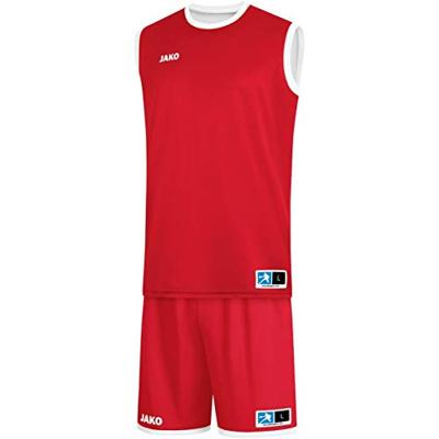 JAKO 4151 Reversible Shirt Change 2.0 - Sportrood/Wit - L
