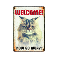 Plenty Gifts waakbord blik grumpy cat - thumbnail