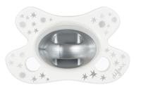 Difrax Fopspeen Dental Newborn Junior Siliconen Grijs - thumbnail