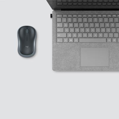 Logitech M185 Muis Radiografisch Optisch Grijs 2 Toetsen 1000 dpi