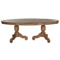 Eettafel Home ESPRIT Natuurlijk Teakhout 220 X 110 X 78 cm - thumbnail