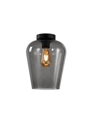 Artdelight PlafondlampTombo smoke glas Ø 23cm - PL TOMBO-23 GR