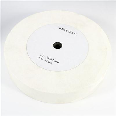 Scheppach Slijpschijf Ø200x40mm K100 wit Scheppach Slijpschijf Ø200x40mm K100 wit