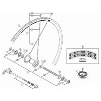 Shimano Conus met sluitmoer voor hb-4500 - thumbnail