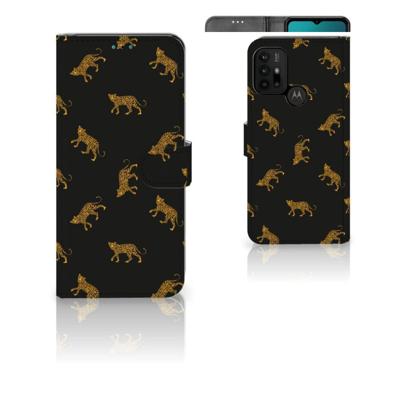 Telefoonhoesje | Met pasjeshouder | voor Motorola Moto G10 | G20 | G30 Leopards