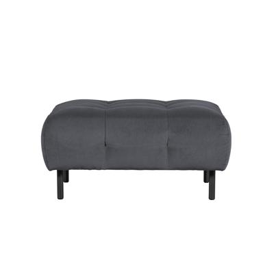 WOOOD Hocker 'Lloyd' Velvet, kleur Cloud