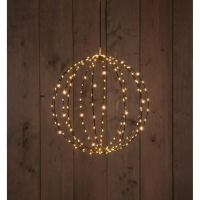 Metal 50 cm 3D Ball Black With 216Led Flash Classic Warm kerstverlichting Anna's Collection - Annas collection Metal 50 cm 3D Ball Black With 216Led Flash Classic Warm kerstverlichting Anna's Collection - Annas collection