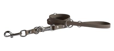 Sazzz hondenriem passion verstelbaar leer taupe