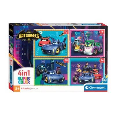 Clementoni legpuzzel 4in1 batwheels Clementoni legpuzzel 4in1 batwheels