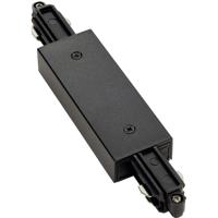 SLV ZwarteConnector 1-Fase langsverbinder elektrisch met voedingsmogelijkheid - 143100 - thumbnail