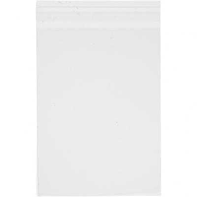 Creativ Company Cellofaan zakjes, h: 16 cm, b: 12,5 cm, dikte 30 my, 50 stuk/ 1 doos