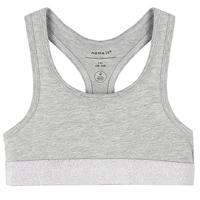 Name it 2-pak meisjes Topje - Zwart Solid - Meisjes katoenen bralette - BH Top - thumbnail
