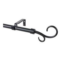 Stang voor Gordijnen Stor Planet Uitschuifbaar Zwart (110 cm) - thumbnail