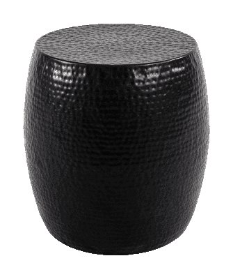 Lesli Bijzettafel / Hocker 'Moses' kleur Zwart Lesli Bijzettafel / Hocker 'Moses' kleur Zwart