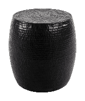 Lesli Bijzettafel / Hocker 'Moses' kleur Zwart - thumbnail