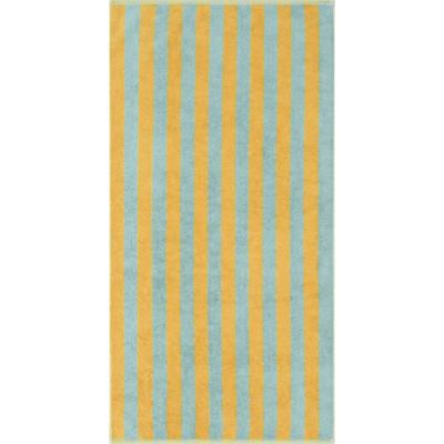 Cawö Cawö Bold 6277 mint/gelb Handdoek 50x100