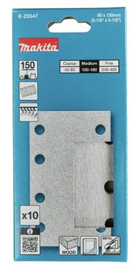 Makita Accessoires Schuurvel 80x133mm A180 velcro - E-23553