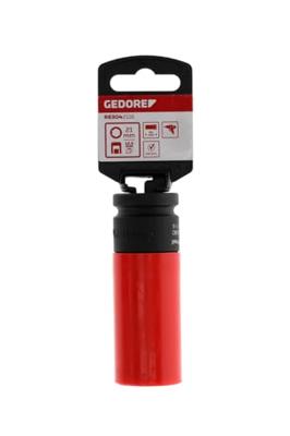 Gedore Slagmoer-Dopsleutel 1/2" | SW 21 mm | Beschermhuls - 3300587 Gedore Slagmoer-Dopsleutel 1/2" | SW 21 mm | Beschermhuls - 3300587