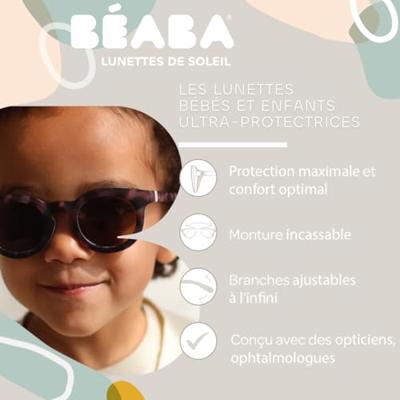 BEABA Happy-zonnebril voor kinderen van 2 tot 4 jaar oud rozen