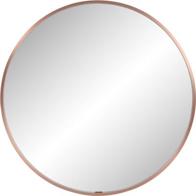 Ben Callisto ronde spiegel met LED verlichting en anti-condens Ø80cm geborsteld koper