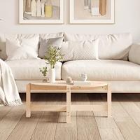 Salontafel 87x48x35 cm massief grenenhout - thumbnail