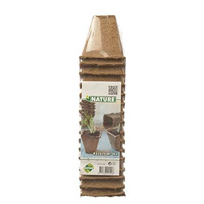 Nature Biologisch Afbreekbare potjes 6cm - 16 stuks