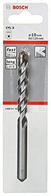 Bosch Accessories CYL-3 2608597665 Carbide Beton-spiraalboor 10 mm Gezamenlijke lengte 120 mm Cilinderschacht 1 stuk(s)