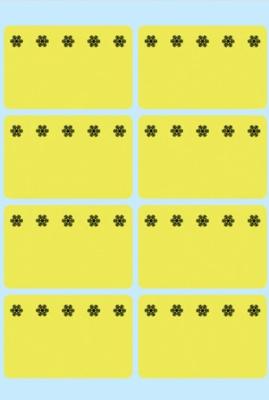 Etiket HERMA 3771 26x40mm diepvries geel 48stuks Etiket HERMA 3771 26x40mm diepvries geel 48stuks