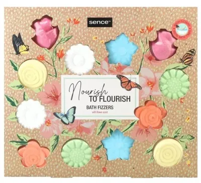 Sence Geschenkset Sence Collection Bath Fizzers 50gr Flourish - 12 stuks