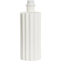 Lampvoet Linne - wit keramiek - 33,5xØ12 cm - thumbnail