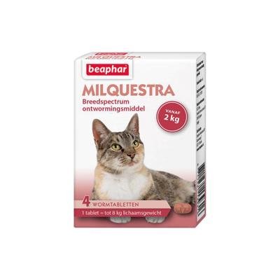 BEAPHAR MILQUESTRA KAT 4 TBL