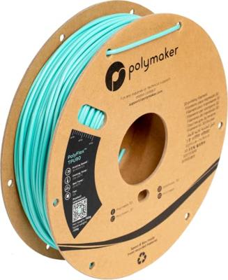 Polymaker PD02010 TPU90 Filament TPU Flexibel 2.85 mm 750 g Blauw-groen PolyFlex™ 1 stuk(s)