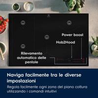 Electrolux Serie 700 EIS62453IZ Zwart Ingebouwd 60 cm Inductiekookplaat zones 4 zone(s) - thumbnail