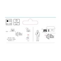 DiO Ontvanger poortmodule 230V met potentiaalvrij contact - 6960195 - thumbnail