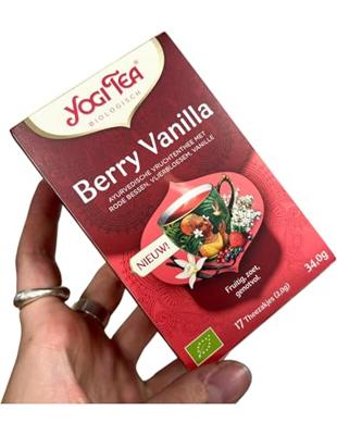 Yogi Tea Berry vanilla bio 17 Zakjes Yogi Tea Berry vanilla bio 17 Zakjes