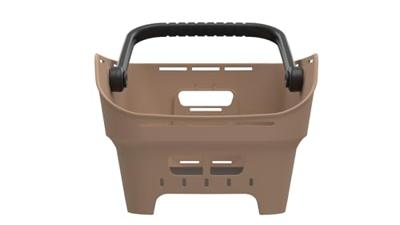 Fietsmand Basil Cento Neo MIK achter 46 x 23 x 14 cm - zand