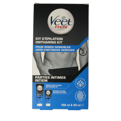 Veet Men hair removal kit intimate body parts 150 Milliliter