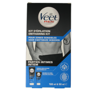 Veet Men hair removal kit intimate body parts 150 Milliliter - thumbnail