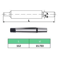 VidaXL Snelspanboorkop mt2-b16 met 13 mm klembereik - thumbnail