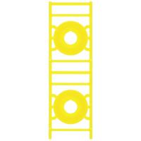 Weidmüller 1323750000 SM DIA 60-22 K MC NE GE Kabelmarkeringssysteem Geel Aantal markeringen: 10 10 stuk(s) - thumbnail